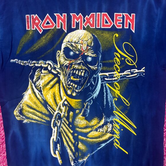 Iron Maiden Piece of Mind Heavy Album Art Metal Tie Dye M - Picture 2 of 4